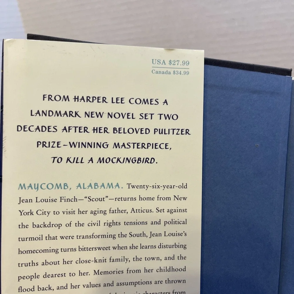 Go Set A Watchman by Harper Lee -‎ 1st Edition & 1st Print - Hardcover